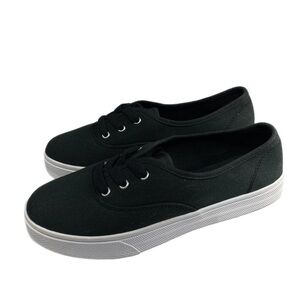 Children’s Place Kids Black Canvas Low Top Sneakers
